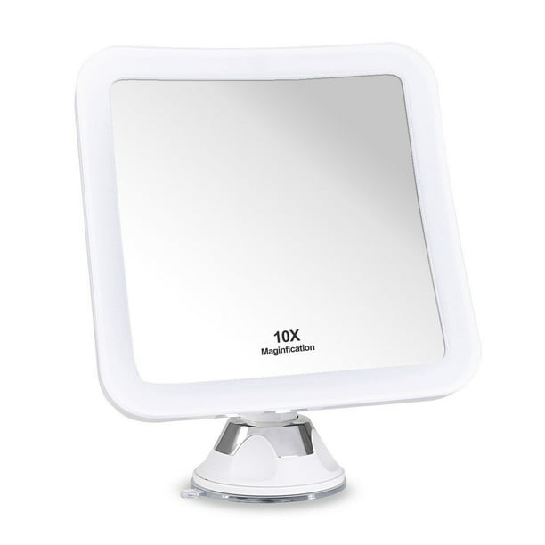 10x Magnifying Lighted Makeup Mirror, Lighted Makeup Mirrors With Magnification