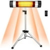 Wodesid 1500W Outdoor/Indoor Infrared Electric Heater with Tripod Stand