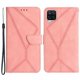 thumbnail image 1 of KAIYANG HT05 Funda para teléfono Samsung Galaxy A12/M12/F12 con estampado de líneas y función atril, de piel sintética con tacto suave, estilo B, color rosa, 1 of 5
