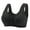 Black, variant on Bras for Women Full Coverage Lace Front Button Shaping Cup Adjustable Shoulder Strap Large Size Comfortable Push Up Bra