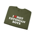 thumbnail image 3 of Estonian Estonia Wife Girlfriend Husband Sweatshirt Gifts Crew Neck Shirt, 3 of 3