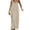 Beige, variant on Summer Dresses for Women Sleeveless Fashion Women Summer Round-Neck Casual Solid Sleeveless Sleepshirts Sling Backless Dress Beige S