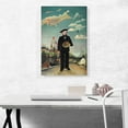 thumbnail image 2 of ARTCANVAS Self Portrait From Lile Saint Louis Greeting Card 1890 Canvas Art Print by Henri Rousseau - Size: 26" x 18" (0.75" Deep), 2 of 9