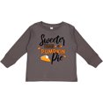 thumbnail image 3 of Inktastic Thanksgiving Sweeter Than Pumpkin Pie Boys or Girls Long Sleeve Toddler T-Shirt, 3 of 5