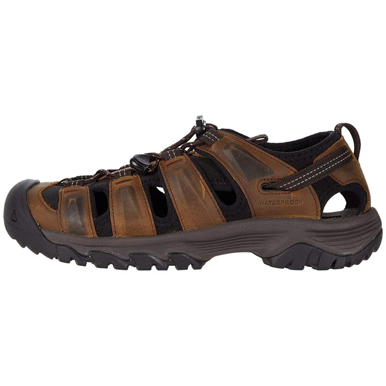 Keen Targhee III‎ Mens 9 Bison Brown Leather Waterproof Hiking Sandals 1022427 Men main image 4