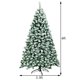 thumbnail image 5 of Árbol de Navidad Happygrill, nieve artificial preiluminada de 6 pies, 5 of 8