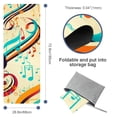 thumbnail image 4 of Musical Note Hot Yoga Towel with Storage Bag, 72.8"x26.8", Suitable for Yoga, Pilates, Fitness, Gym Towel, Yoga Towel, and More, 4 of 6