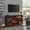 Reclaimed Barnwood 34, variant on 28 inch Infrared Electric Fireplace Insert with Touch Panel, Realistic 3D Flame Effects, Adjustable Brightness and Speed, Antique Black, Tempered Glass Fireplace Heater for Home Decor