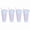 White pink, variant on 24oz Bow Pattern Tumbler PP Plastic Cups with Lids and Straws, Car Cup Holder Compatible Travel Drinkware(Set of 12)