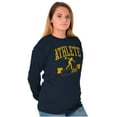 thumbnail image 4 of Bowling Team Varsity League Cool Plus Size Long Sleeve Graphic Tee Shirt Brisco Brands 2X, 4 of 5