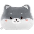 thumbnail image 1 of Almohada de peluche de husky, cojín para asiento, almohada de peluche, cojín para cadera, cojín de suelo de animal, decoración de habitación, cojín para sofá o silla de dormitorio (husky), 1 of 5