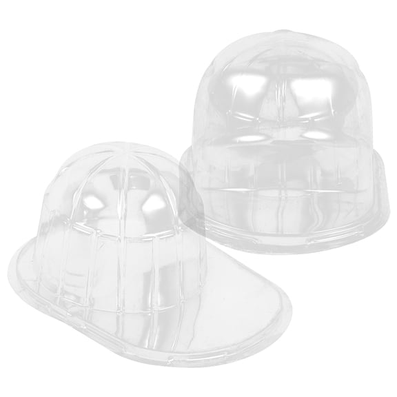 OUNONA Transparent PP Hat Display Holder for Decor, and Lightweight, 2Pcs