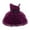 1Dark Purple114, variant on XAOFW Girls Dresses Layered Ruffle Baby Toddler Kids Celebration Outfit Elegant Fancy Attire Ball Gown Sleeveless Slash Neck Breathable Comfortable Casual Daily Wear Sundress