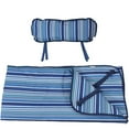 thumbnail image 6 of Sunnydaze Polyester Hammock Pad and Pillow Set - Breakwater Stripe, 6 of 9