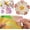 B, variant on IUAMXWU Six Color Optional Cherry Blossom Sealing Clip Refrigerator Sticker Bag Clip Personalized Flower Petal Creative Snack Sealing Clip (petal Shape/ Fixed/multi Color Optional)