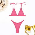 thumbnail image 6 of ylioge Womens Bikini Sets Two Piece Built in Bras Bathing Suits Ladies Trendy Solid Color High Waisted Thongs Separates Beach Swimsuits, 6 of 6
