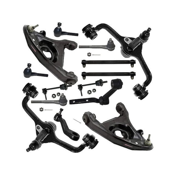 Front Control Arm Ball Joint Tie Rod and Sway Bar Link Kit - Compatible with 1998 - 2002 Mercury Grand Marquis 1999 2000 2001