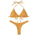 thumbnail image 1 of Minnieouse Traje de baño Tankini de cintura alta de 2 piezas Sujetador acolchado Panty Traje de baño Traje de baño Ropa interior Amarillo L Minnieouse AP010457-06, 1 of 6