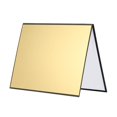 thumbnail image 1 of TISHITA Light Reflector Foldable Light Diffuser Board for Photography Outdoor Indoor black gold white, 1 of 8