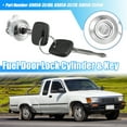 thumbnail image 2 of Unique Bargains 1 Set Fuel Door Lock Cylinder with Keys for Toyota 4Runner Pickup 1991-1995 69058-35180, 2 of 7