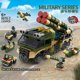 thumbnail image 4 of Bloques de construcción 6 en 1, coche de bomberos, camión de policía, grúa de ingeniería, dinosaurios, tanque, helicóptero, juego de ladrillos, juguetes para niños, 4 of 5