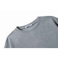 thumbnail image 6 of Arshiner Boys Sweatshirts Long Sleeve Crewneck Pullover Shirt Kids Fashion Fall Winter Sweater Size 6-14 Years Light Gray 140, 6 of 7