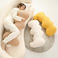 thumbnail image 5 of Almohada de flores de estilo nórdico Simple y moderno, almohada suave ondulada para piernas largas, forma de planta de Cactus, decoración de cama, cojín para embarazadas, 5 of 5