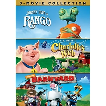 Charlotte’s Web / Barnyard / Rango (DVD), Paramount, Kids & Family