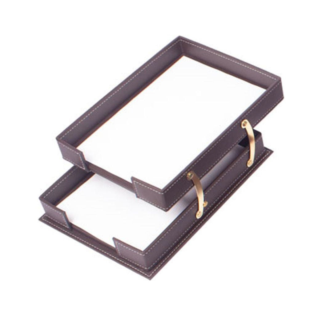 Leather Desk Set-Desk Office Accessories-Office Organizer- Home Office Accessories - Desk Supplies - Desk Storage Organizer -Desk Pad-Storage-13 Pieces -13 PCS