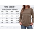 thumbnail image 5 of MOSHU 3 Pack Pullover Sweatshirts for Women Crew Neck Long Sleeve Shirts Casual Loose Fit Sweatshirts Curved Hem Tunic Tops, 5 of 9