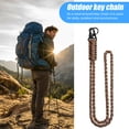 thumbnail image 6 of Sportteer Heavy Duty Paracords Keychain Rust-proof Keychain Portable Braided Lanyard for Outdoor Activities Heavy Duty Paracords Lanyard with Buckle Keychain, 6 of 10