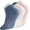 thumbnail image 7 of 3 Pair Non Slip Hospital Socks with Grips for Women Grip Slipper Socks for Women, 7 of 7
