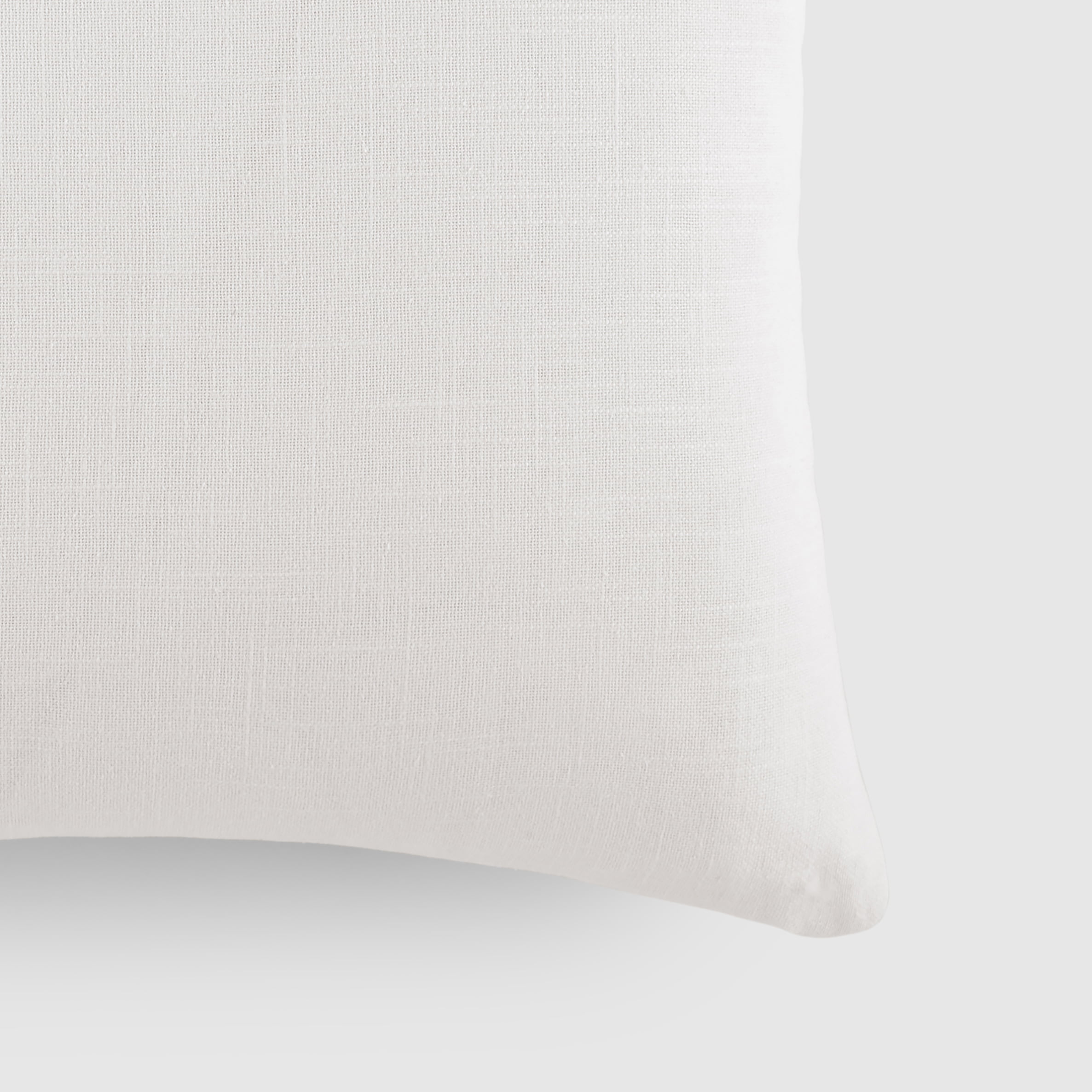 Noble Linens 2-Pack Cotton Slub Decor Throw Pillows Solids Navy & White
