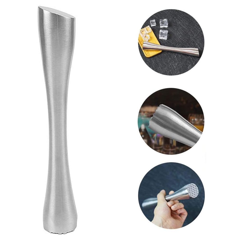 Stainless Steel Cocktail Muddler, 20 CM Professional Drink Muddler