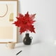 thumbnail image 4 of Adornos Navideños de Terciopelo de 30 Cm, Tela de Terciopelo, Flores Artificiales, Accesorios para Árbol de Navidad Hechos a Mano, Diseño de Escena Floral., 4 of 6