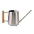 thumbnail image 2 of Regadera de Acero Inoxidable de 900 Ml con Pico Largo de Madera Elegante Regadera de Flores para Jardín Plantas de Interior y Exterior ANGGREK Otros, 2 of 8