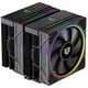thumbnail image 1 of Disipador Doble CPU Gamer BALAM RUSH HELIUX PRO HEX70 120mm ARGB 3pin LGA 1700 AM5 600 - 2000 RPM 4-pin PWM 6 Pipas Negro BR-942003, 1 of 6
