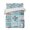 White Blue, variant on Quilts Twin Size, Coastal Ocean Soft Comforter Bedding Set for Bed, Nautical Lighthouse Blue Wooden Lightweight Quilted Bedspread with Pillow Cover(2 Pieces) for All Season, 68x86 Inch