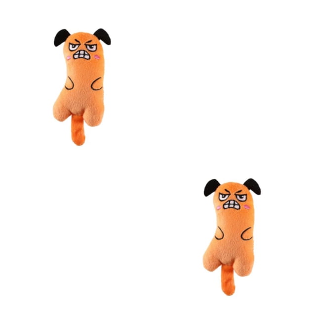 Juguetes para gatos Billuyoard de felpa interactivos con hierba gatera reutilizables 10.5X5.5X3.5CM