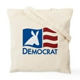 thumbnail image 2 of CafePress - Democratic Flag Tote Bag - Unisex Canvas Tote Bag, Beige, 1-Piece, 2 of 8