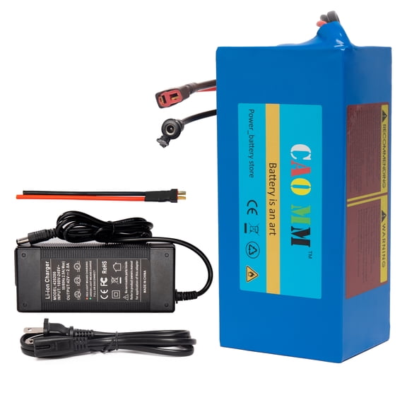36V 10Ah Lithium Battery with Charger 36V Ebike Battery for 750W Electirc Tricycle Bike Scooter