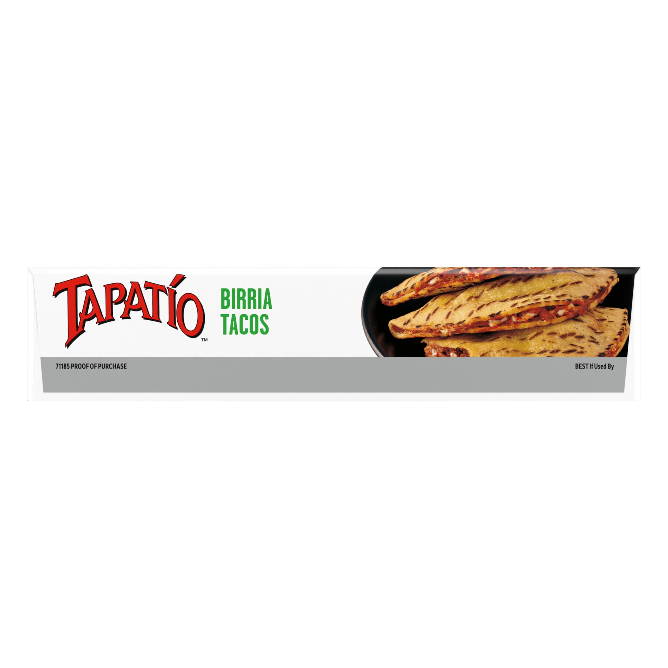 Tapatío Birria Tacos with Tapatio Hot Sauce, Beef Tacos, Frozen Mexican Food 6 oz