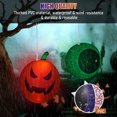 thumbnail image 3 of Tignapoo Inflatable Halloween Pumpkin Ball with RGB LED Lights, 16 Colors, 4 Dynamic Modes, Remote Control, Waterproof IP68, Perfect for Indoor/Outdoor Decor (24 Inches), 3 of 6