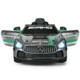 thumbnail image 5 of Gymax Licensed Kids Ride On Car 12V Electric Mercedes Benz Toy Car with 2.4G Remote Control Silver, 5 of 10