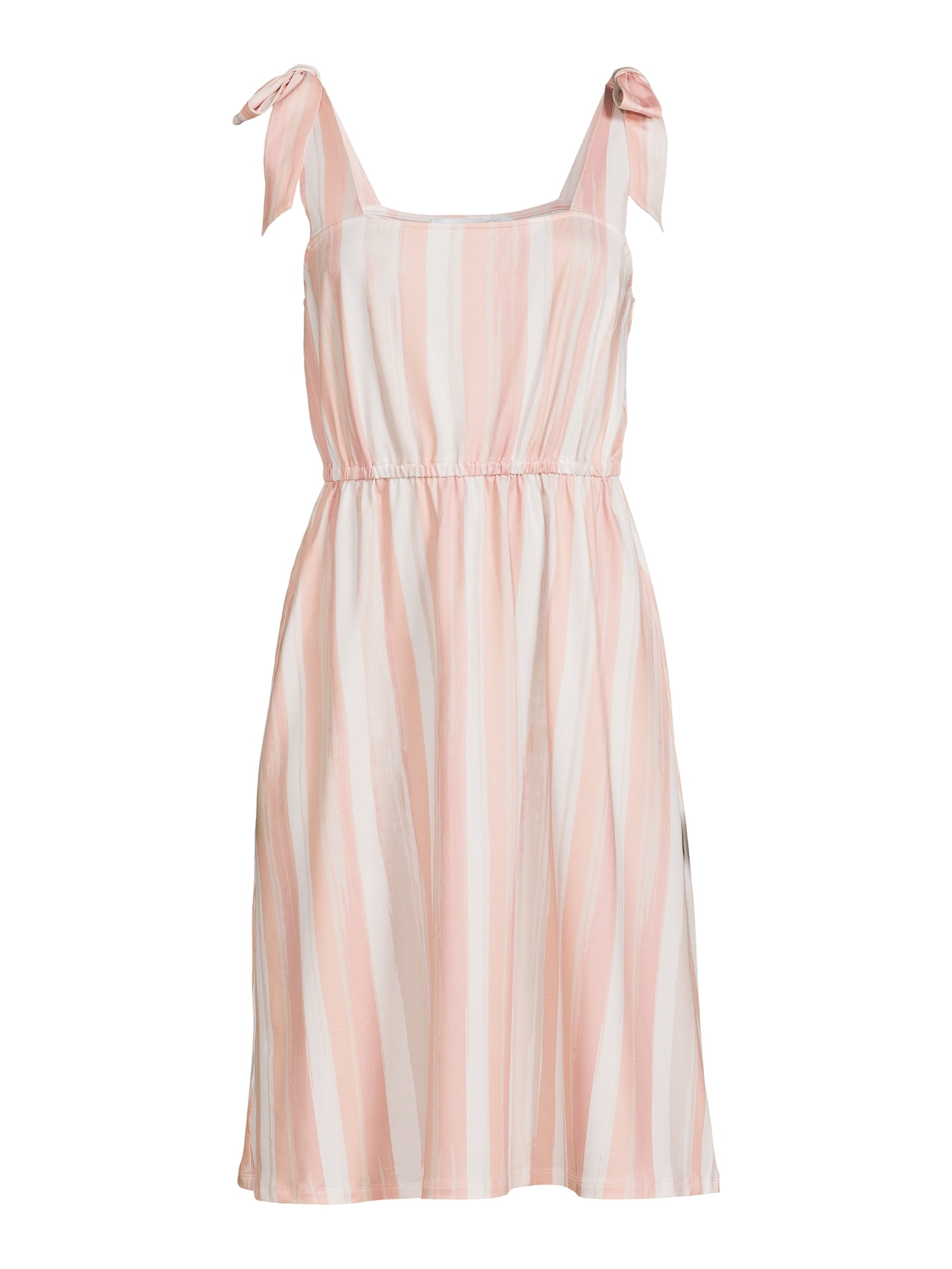 Heather B Womens Shoulder Tie Dress