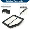 thumbnail image 4 of Filtro de Aire del Motor de Bargains Únicos No.17220R1AA01 para Honda Civic 1.8L 2012-2015 Elemento de Filtro de Larga Vida Limpiador de Aire 2 Pcs, 4 of 7