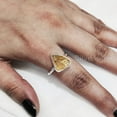 thumbnail image 5 of Natural Citrine Ring, Rough Citrine Gemstone Ring, November Birthstone, Plain Ring, 925 Sterling Silver, Womens Ring, Christmas, Thanksgiving, Handmade, Statement Jewelry, Rough Gemstone Jewelry, 5 of 5