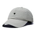thumbnail image 5 of Dalix Heart Embroidered Cotton Summer Outdoor Baseball Cap Dad Hat Womens in Washed Stone White, 5 of 5