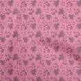 thumbnail image 1 of oneOone Cotton Poplin Pink Fabric Autumn Leaves Diy Clothing Quilting Fabric Print Fabric By Yard 56 Inch Wide, 1 of 4