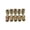 10 pcs, variant on Automotive Brakes Line Connector 10mm Fitting Easy Installation Optimized Fluid Dynamics Designs For 3/16 Inch Brake Tubes